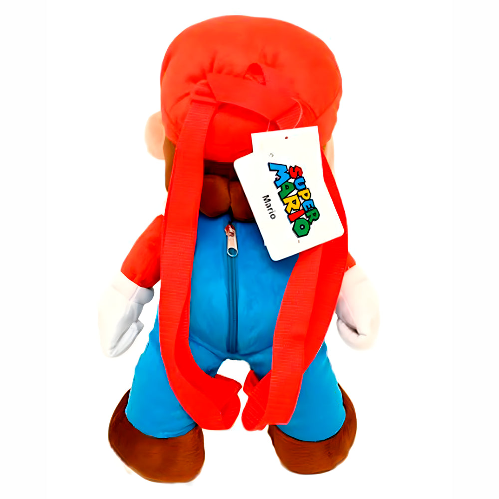 Mochila Peluche Mario Bros o Luigi | Accesorio Gamer y Coleccionable