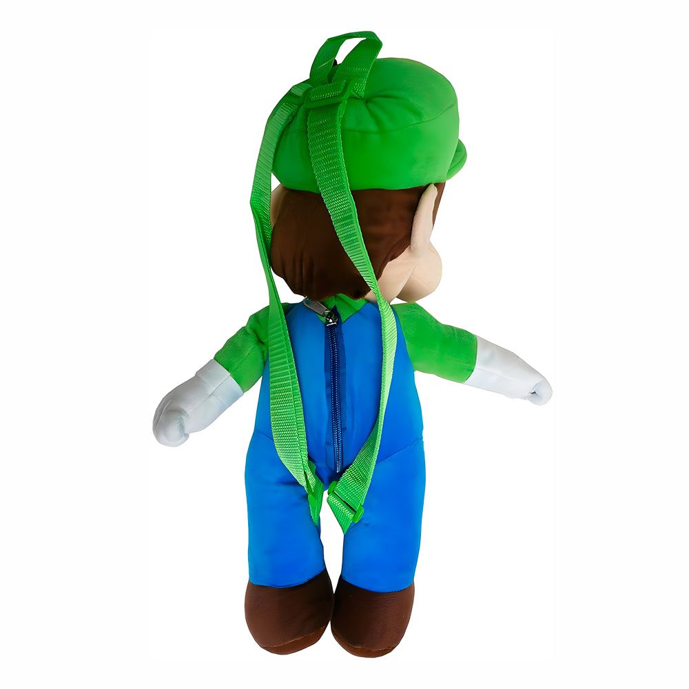 Mochila Peluche Mario Bros o Luigi | Accesorio Gamer y Coleccionable