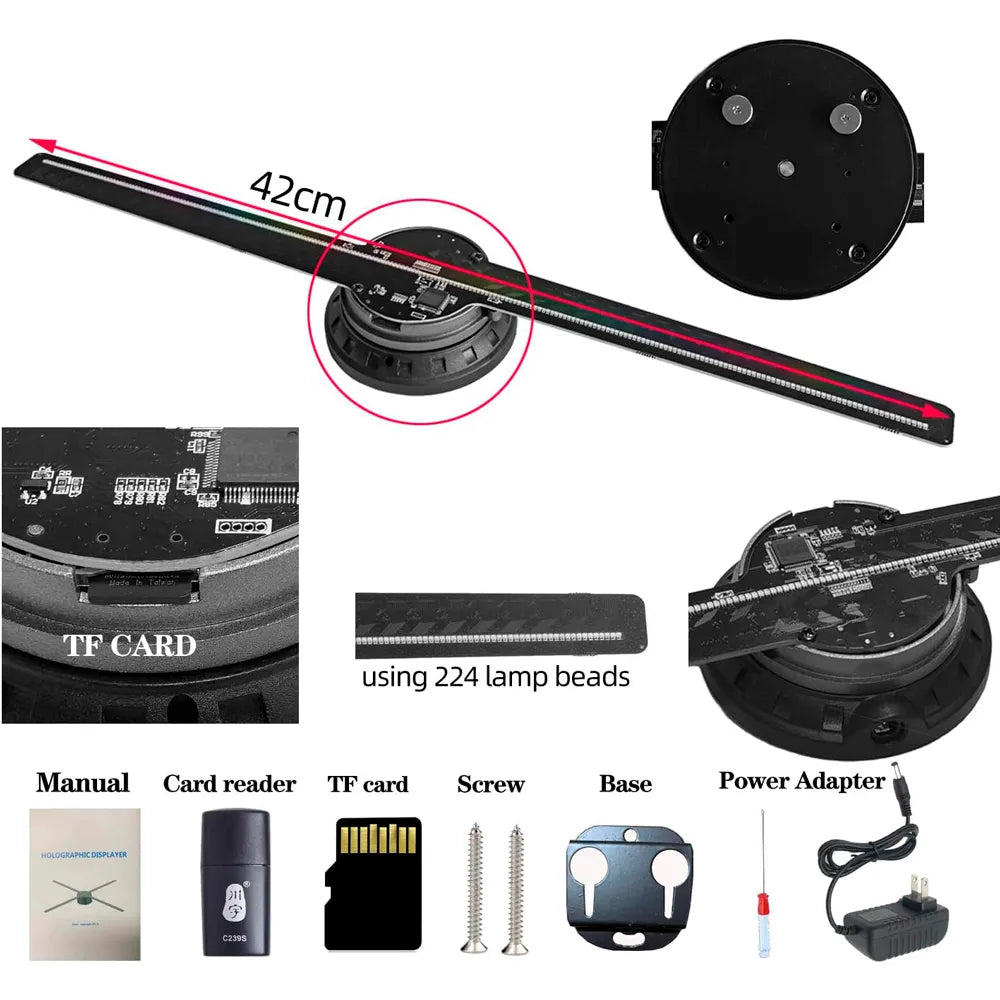 Lámpara Holográfica 3D | Proyector Visual HD Decorativo