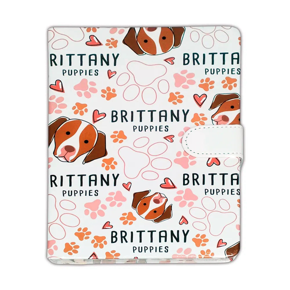 Libreta Dibujos de Perritos – Con Broche Mágico y Diseño Adorable