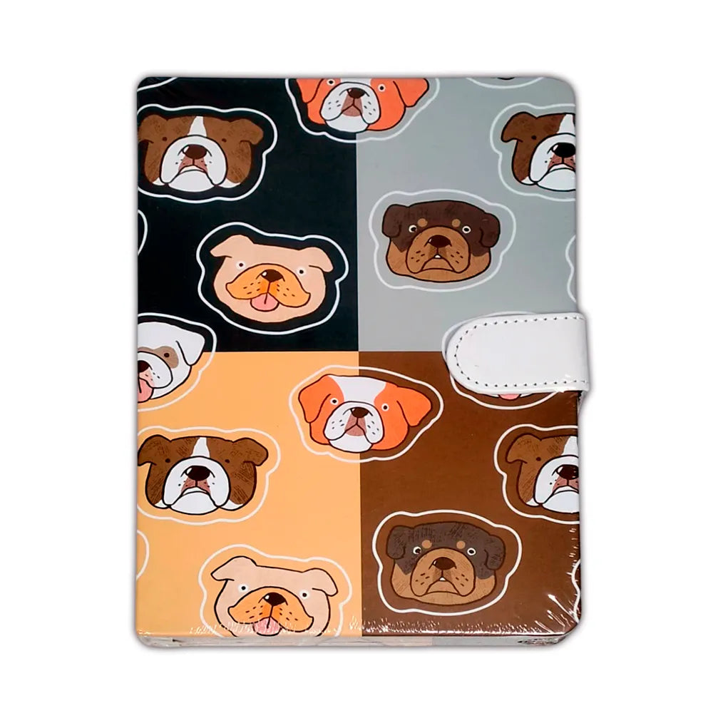 Libreta Dibujos de Perritos – Con Broche Mágico y Diseño Adorable