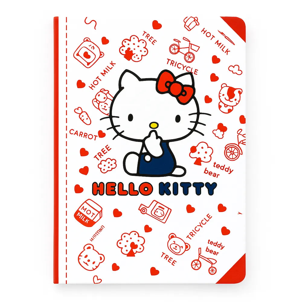 Libreta Dura Hello Kitty Roja – Resistente y Adorable