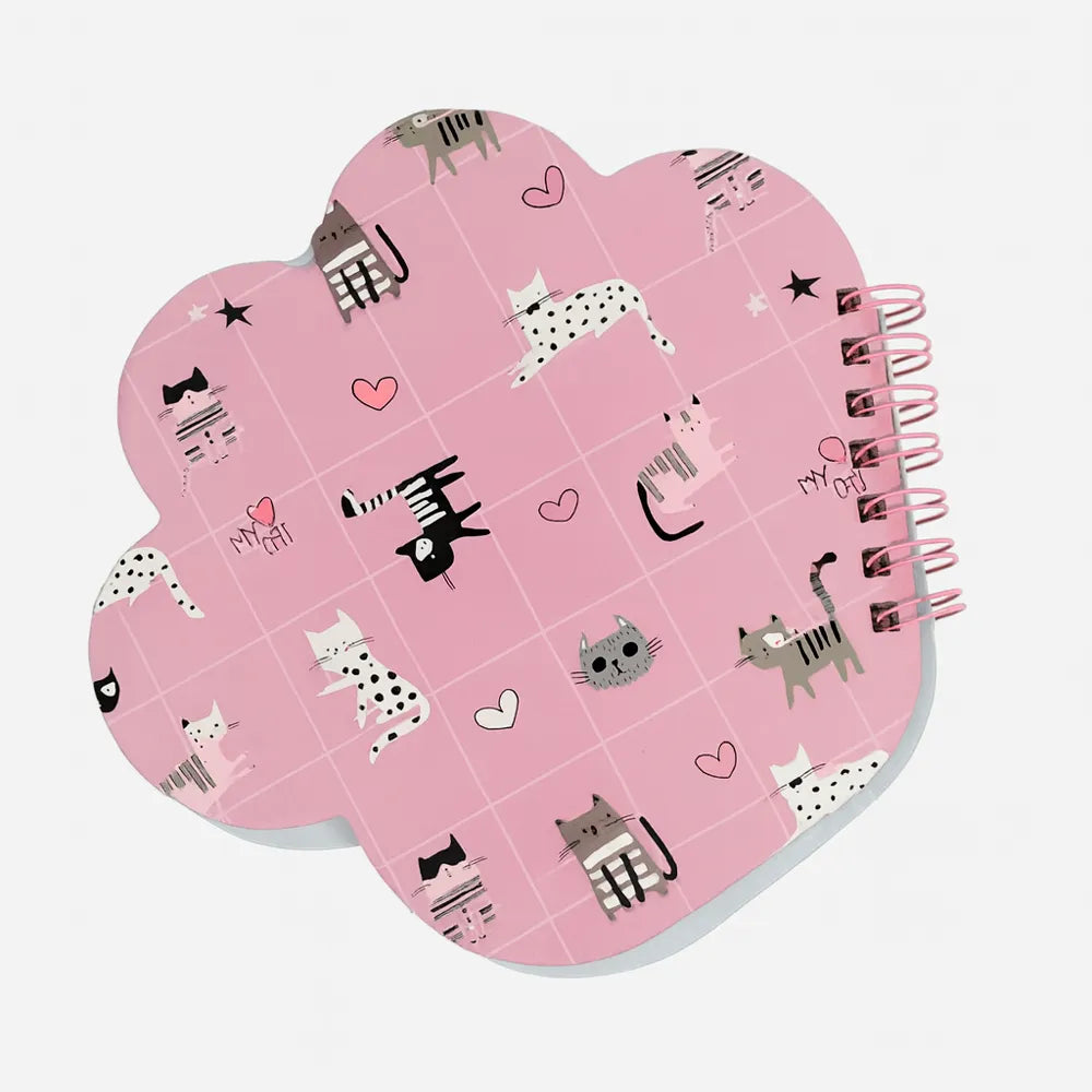 Libreta Michi en Forma de Garrita – Divertida y Suave