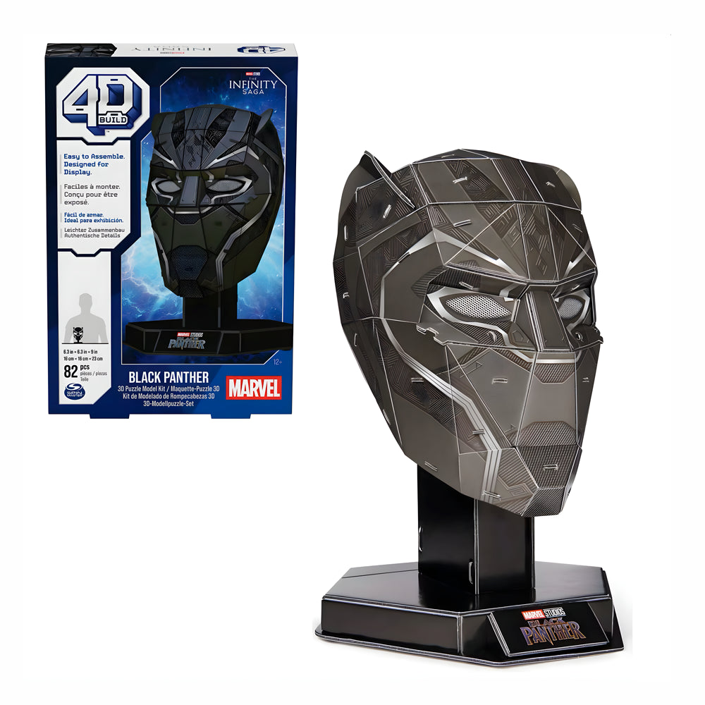 Rompecabezas 4D Black Panther – Máscara de Colección Marvel Wakanda