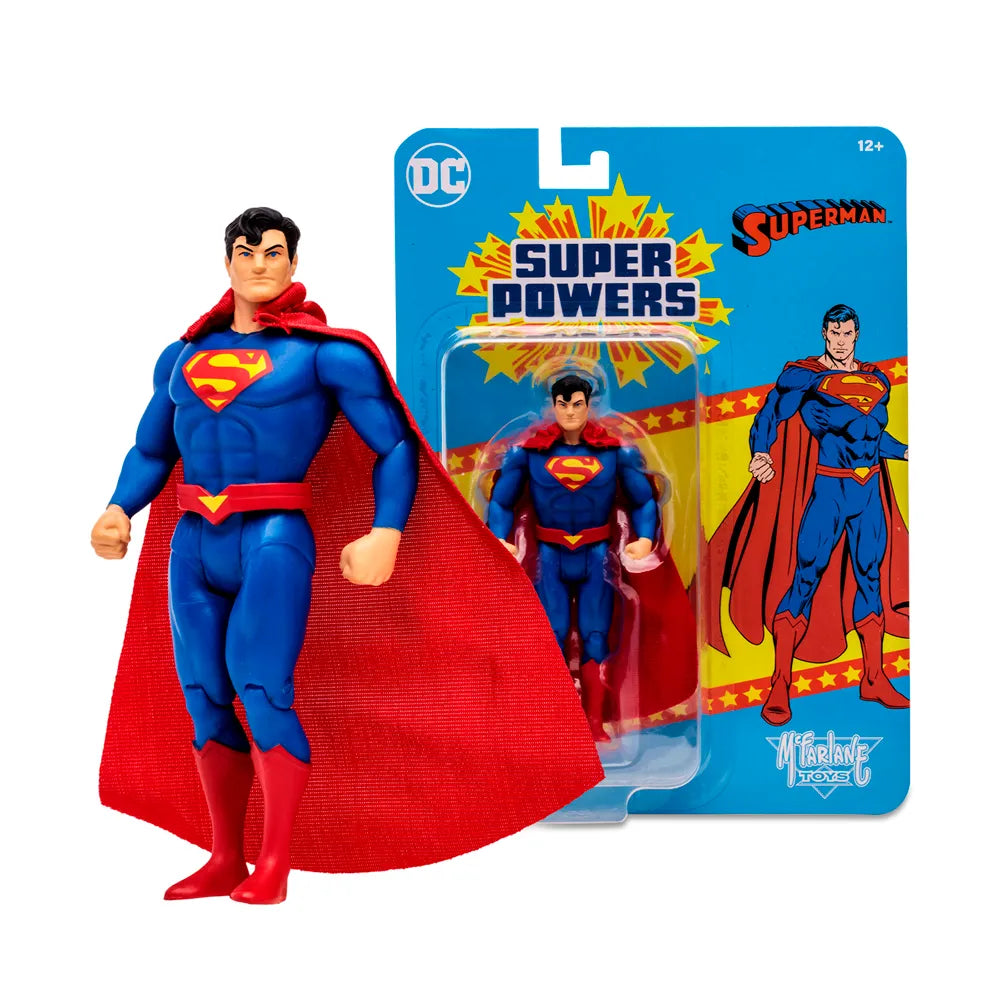 Figura Superman DC Super Powers – Edición Retro Coleccionable 10 cm