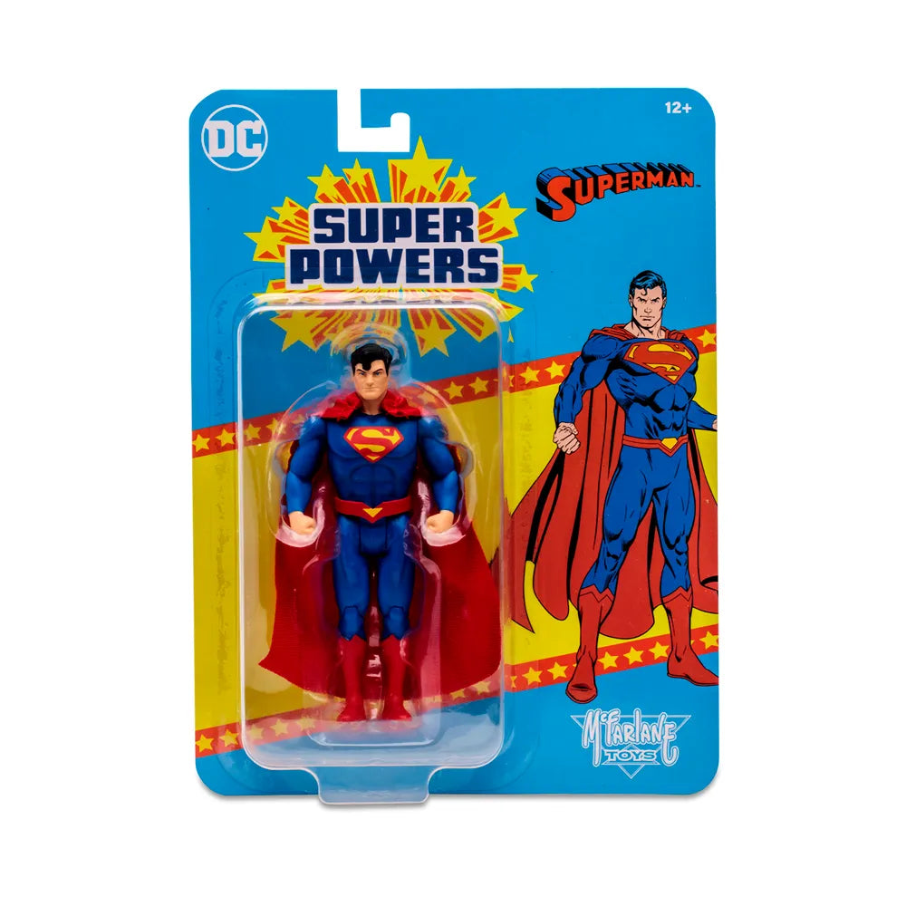 Figura Superman DC Super Powers – Edición Retro Coleccionable 10 cm