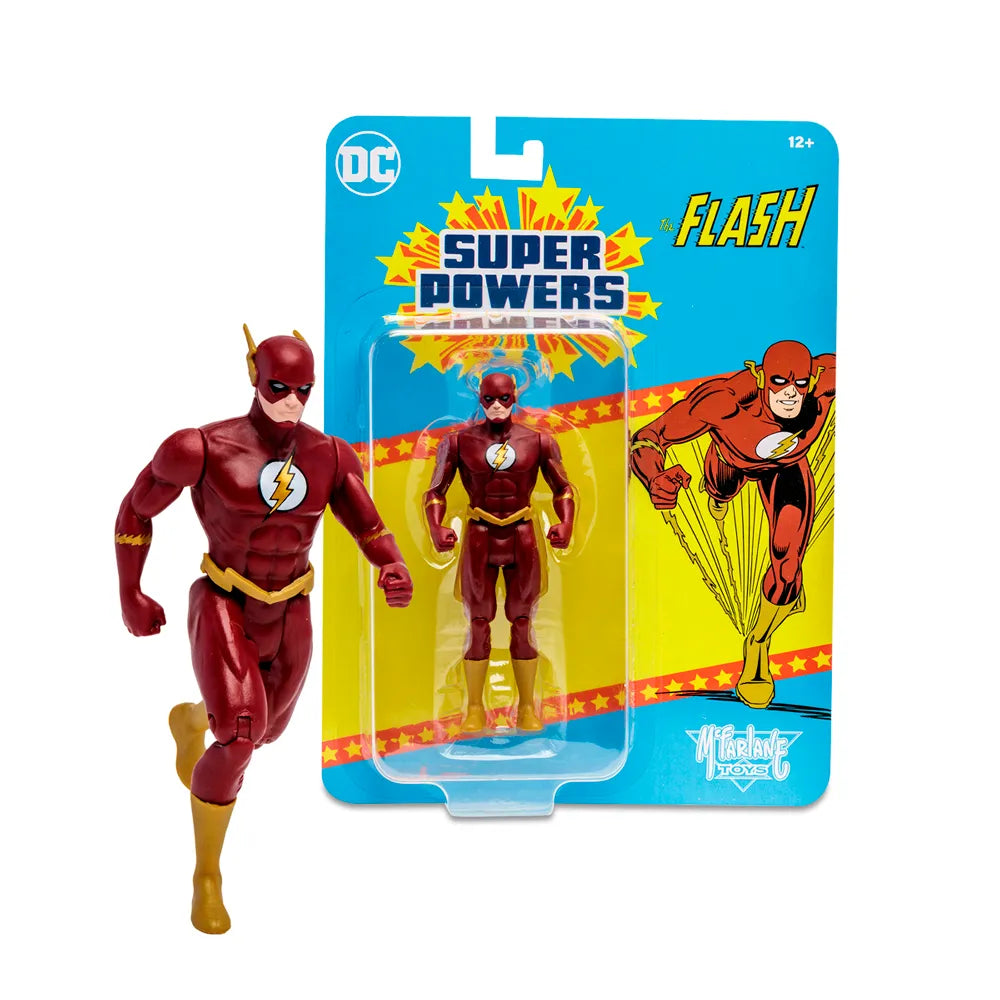 Figura Flash DC Super Powers – Edición Retro Coleccionable 10 cm