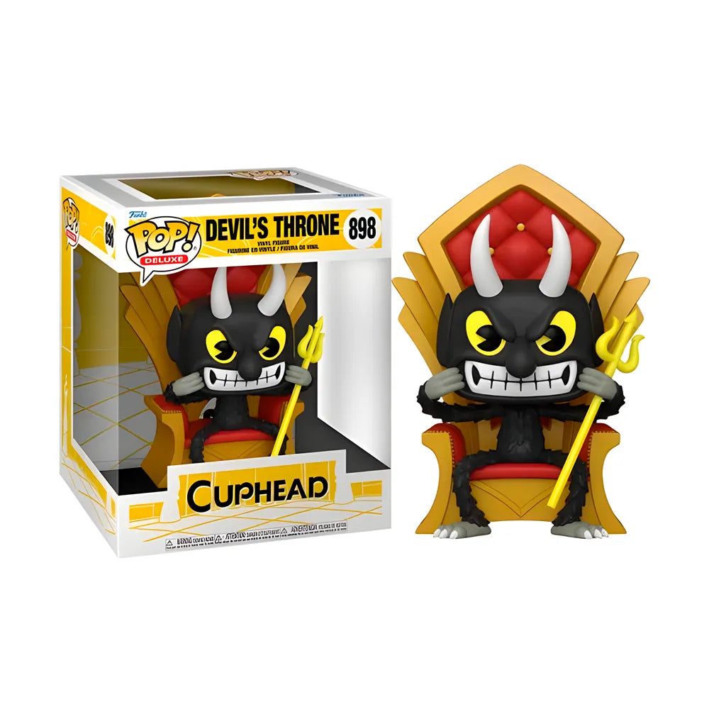 Funko Pop 898 Devil’s Throne – Cuphead | Figura Coleccionable Diablito con Silla
