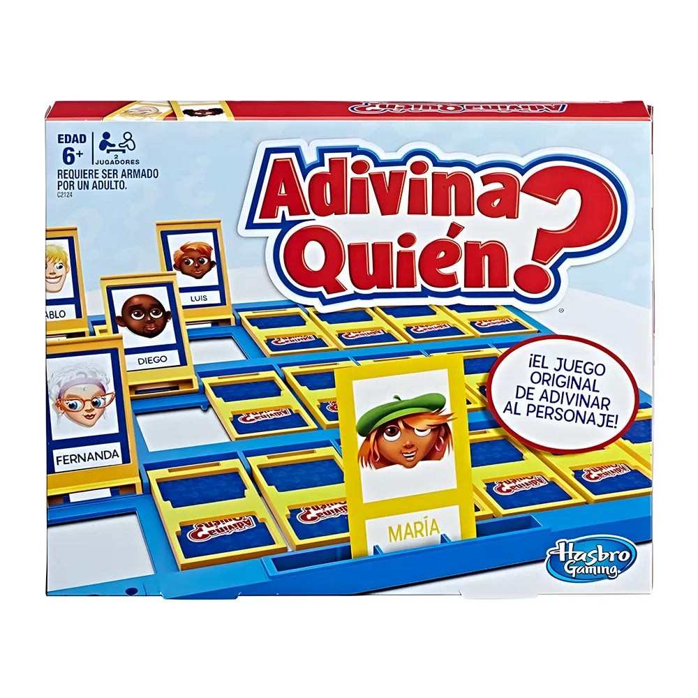 Juego de Mesa Adivina Quién – Hasbro Clásico | Diversión para Niños y Adultos