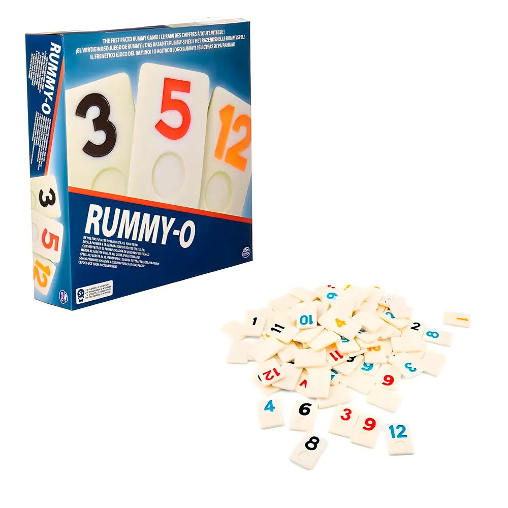 Juego de Mesa Rummy-O Clásico – Hasbro | Estrategia y Diversión Familiar