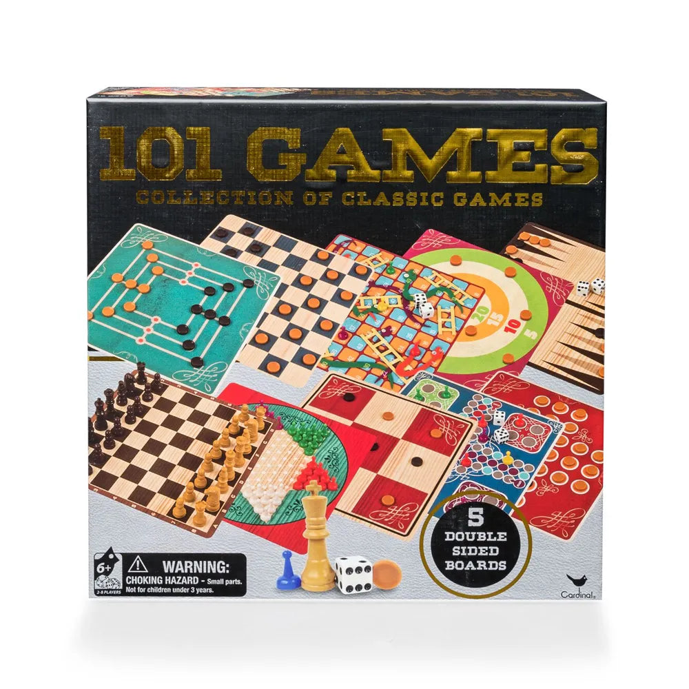 Juego de Mesa 101 Games – Set con 5 Tableros | Clásicos Reunidos en 1