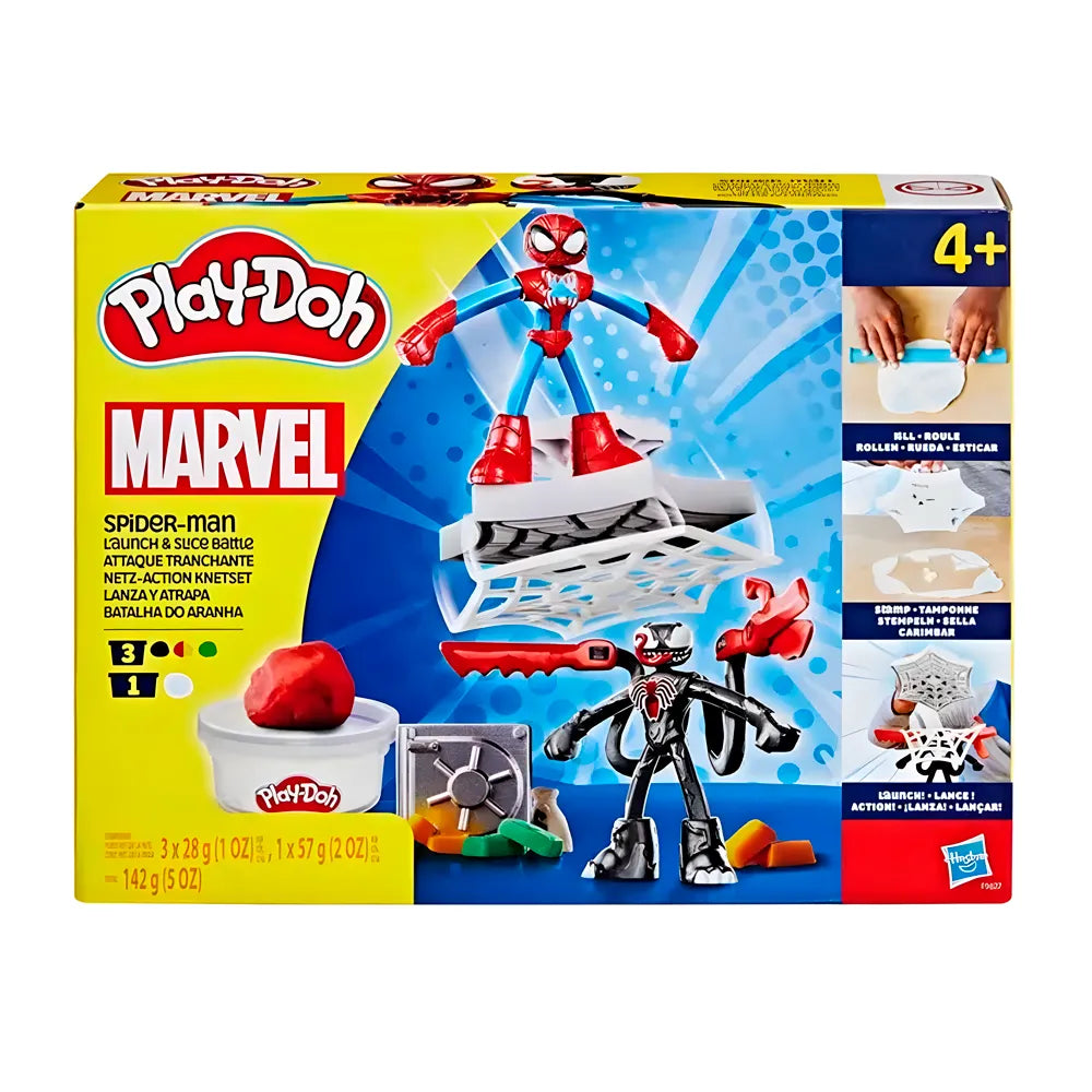 Marvel Spider-Man Play-Doh – Set Creativo con Moldes y Plastilina