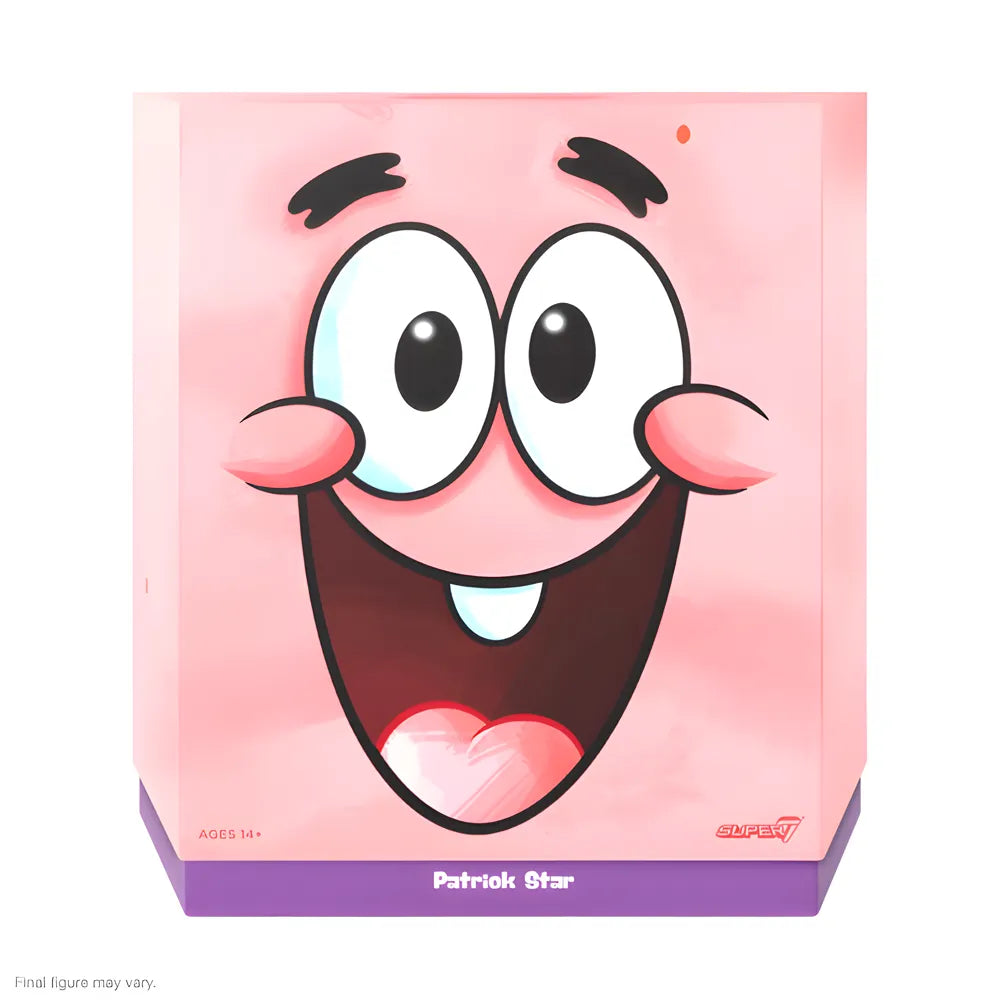 Super7 Patricio Estrella – Figura de Bob Esponja con Trono y Corona