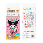 Cargar imagen en el visor de la Galería, Block de Acuarelas con Ilustraciones Sanrio – Kuromi &amp; My Melody
