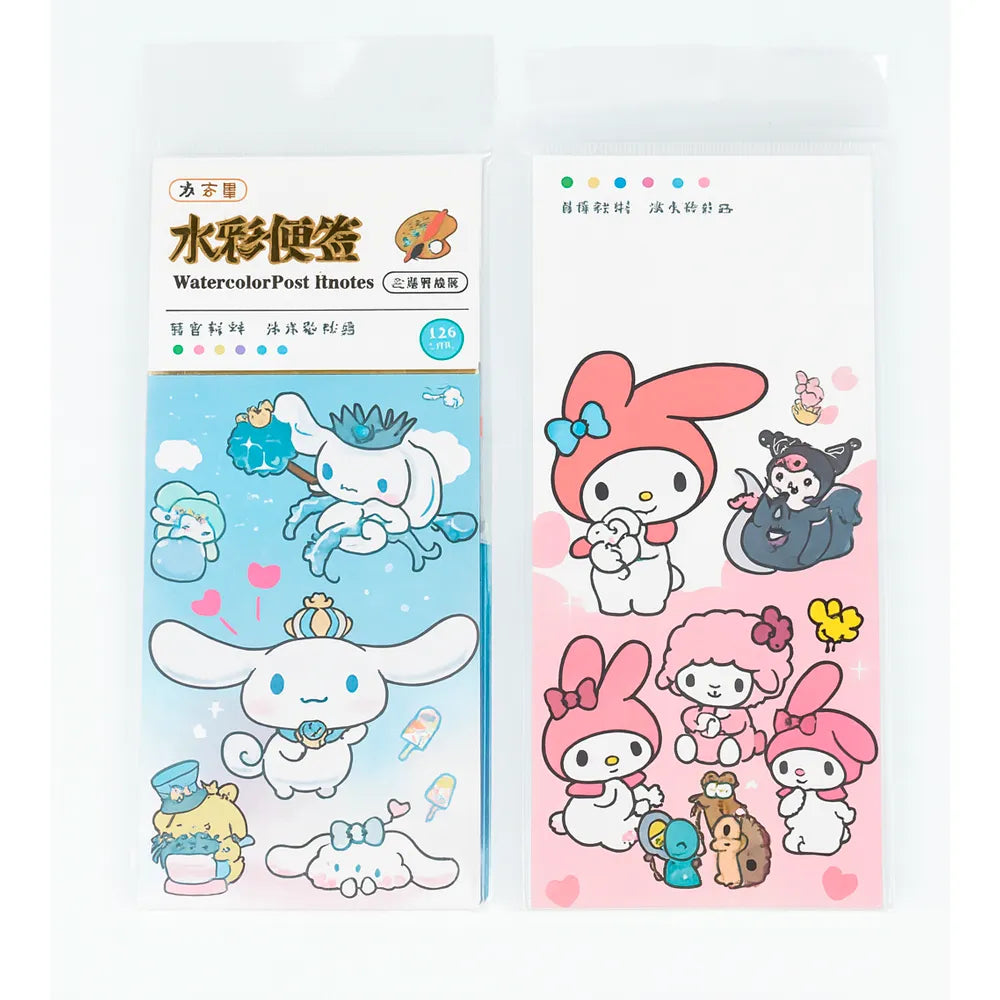 Block de Acuarelas con Ilustraciones Sanrio – Kuromi & My Melody