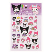 Stickers Sanrio Kawaii – Kuromi, My Melody y más personajes