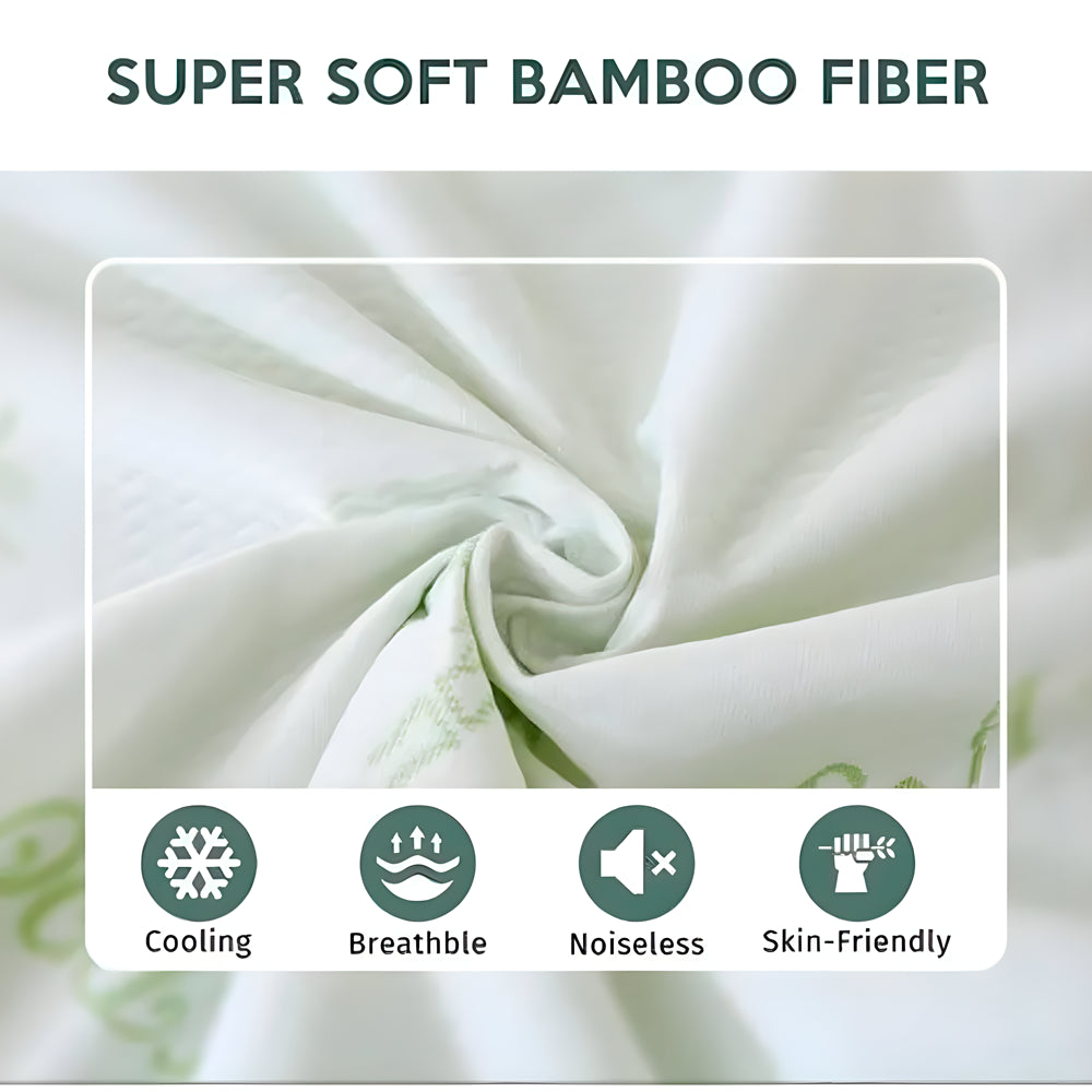 Cubre Colchón King Impermeable de Bambú | Suavidad y Protección Premium