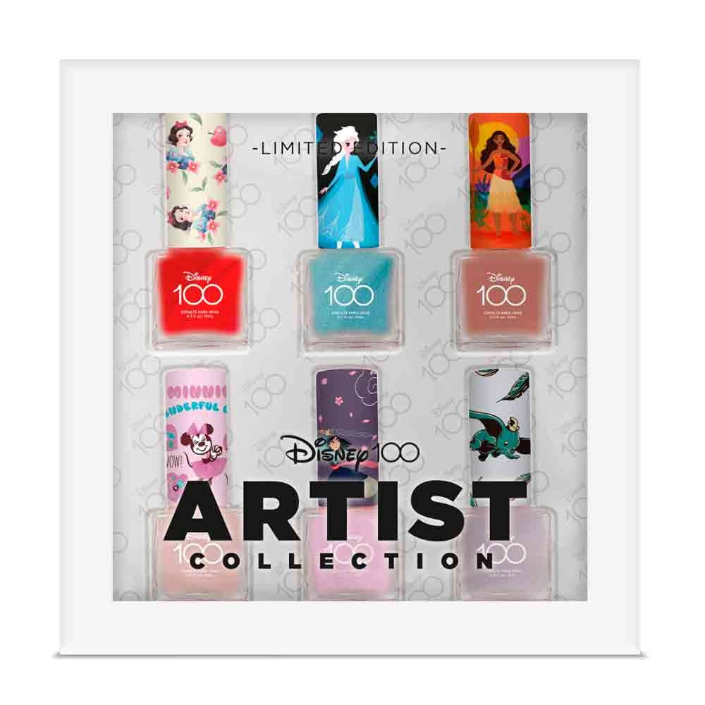 Barnices Disney 100 – Set 6 Piezas Colores de Ensueño