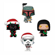 Funko Pop Star Wars Holiday – Set Árbol de Navidad con 4 Figuras Coleccionables