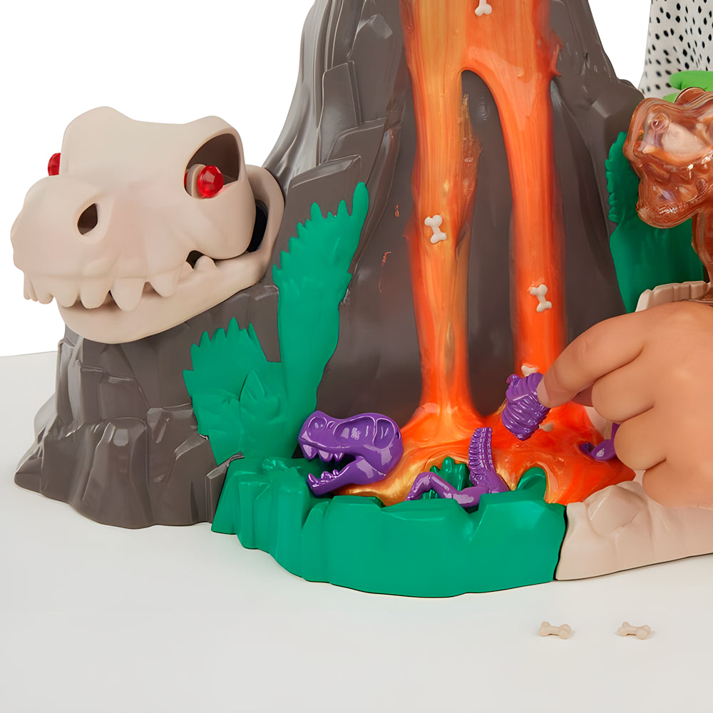 Play-Doh Dino Crew Volcán de Lava – Set con Moldes de Dinosaurios