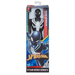 Cargar imagen en el visor de la Galería, Figura Spider-Man Black Suit – Versión Simbionte Marvel Titan Hero 30 cm
