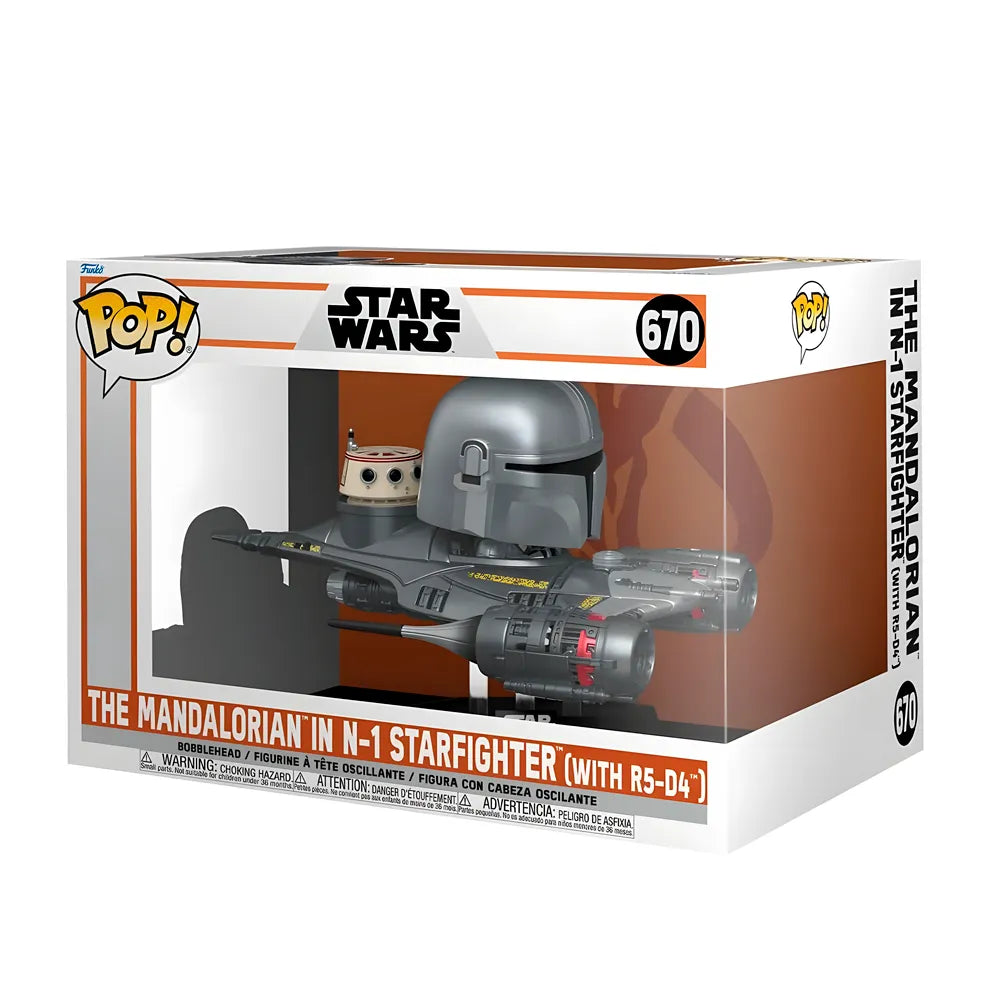 Funko Pop 670 The Mandalorian – Star Wars | Figura Coleccionable Metálica