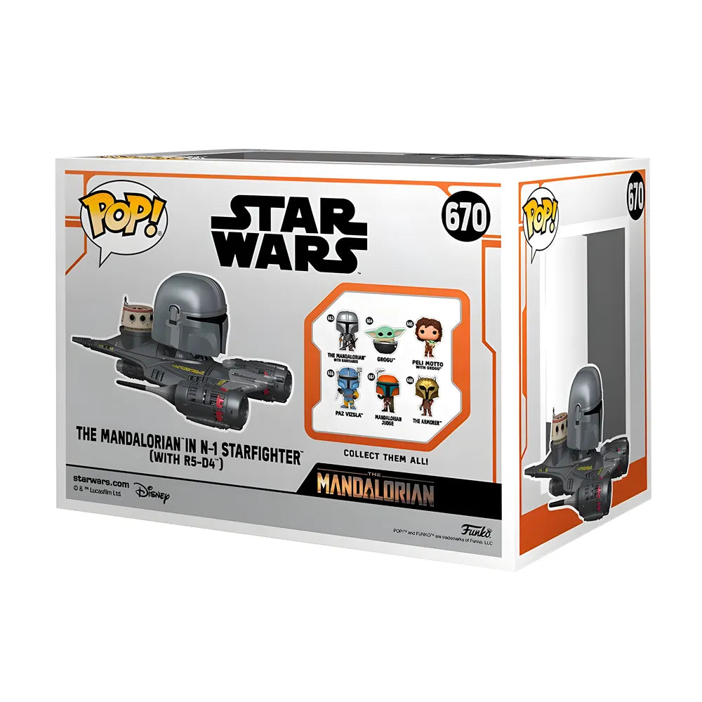Funko Pop 670 The Mandalorian – Star Wars | Figura Coleccionable Metálica
