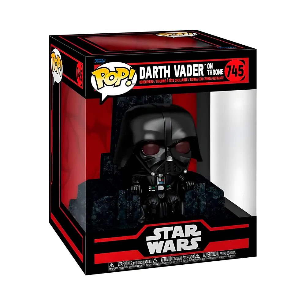 Funko Pop 745 Darth Vader on Throne – Star Wars Saga | Figura Coleccionable