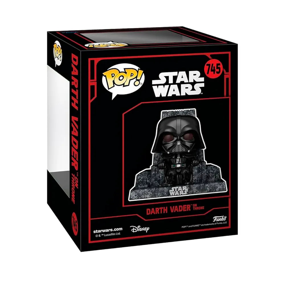 Funko Pop 745 Darth Vader on Throne – Star Wars Saga | Figura Coleccionable