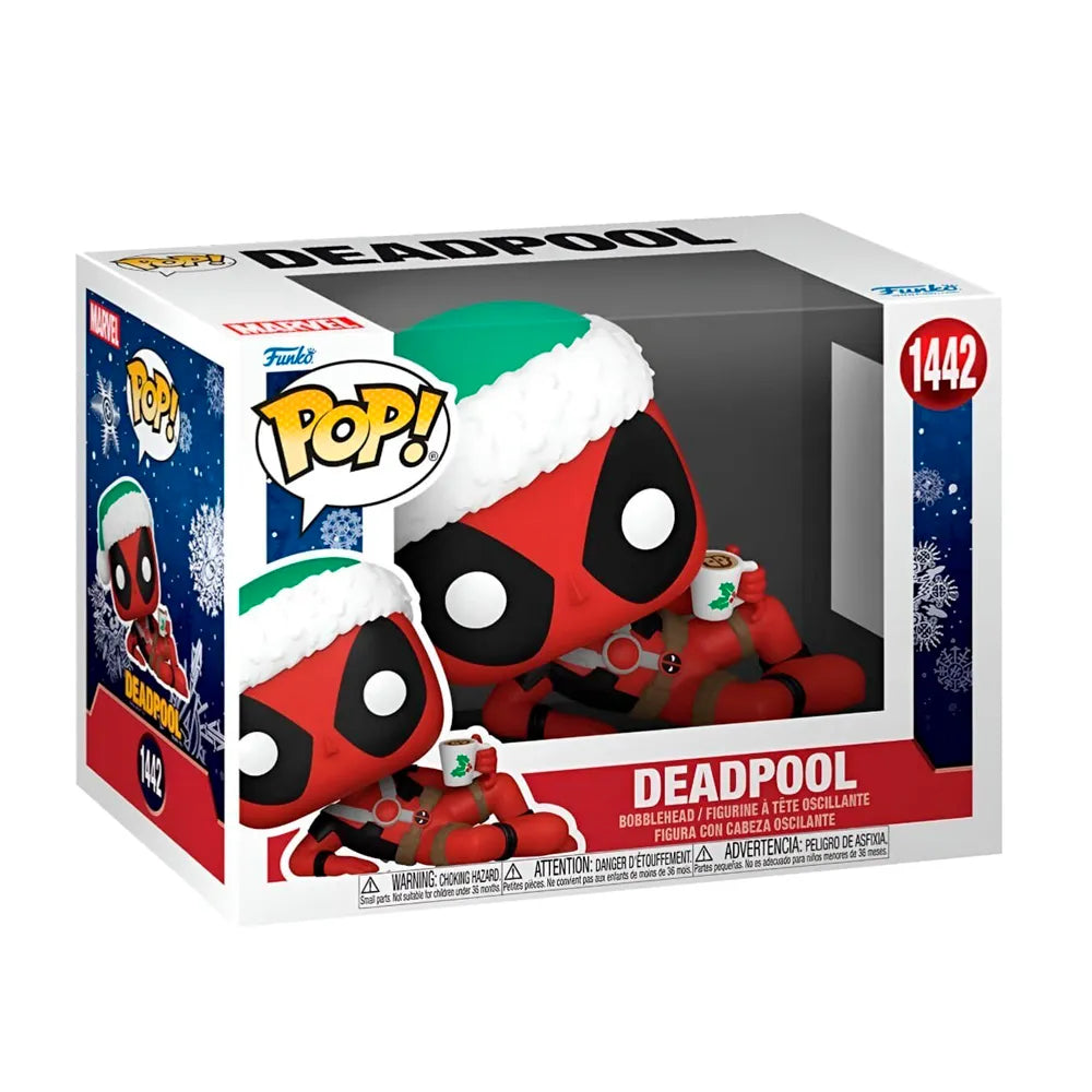 Funko Pop 1442 Deadpool Navideño – Marvel Holiday | Figura Coleccionable