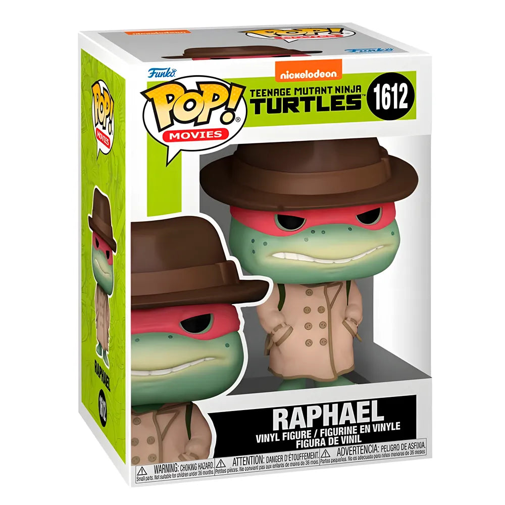 Funko Pop 612 Raphael – Tortugas Ninja | Figura Coleccionable con Trench Coat