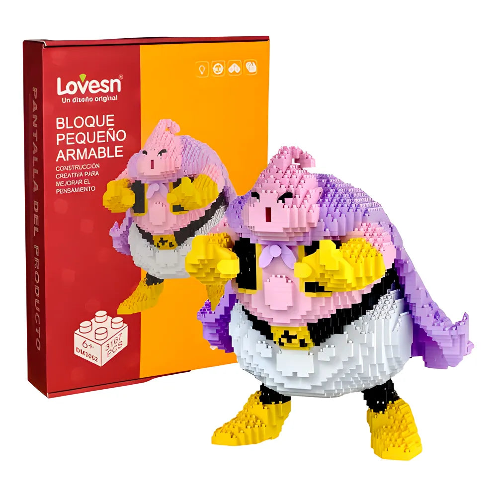 Bloque Armable Majin Buu DM3062 Lovesn – 3167 Piezas | Dragon Ball Z