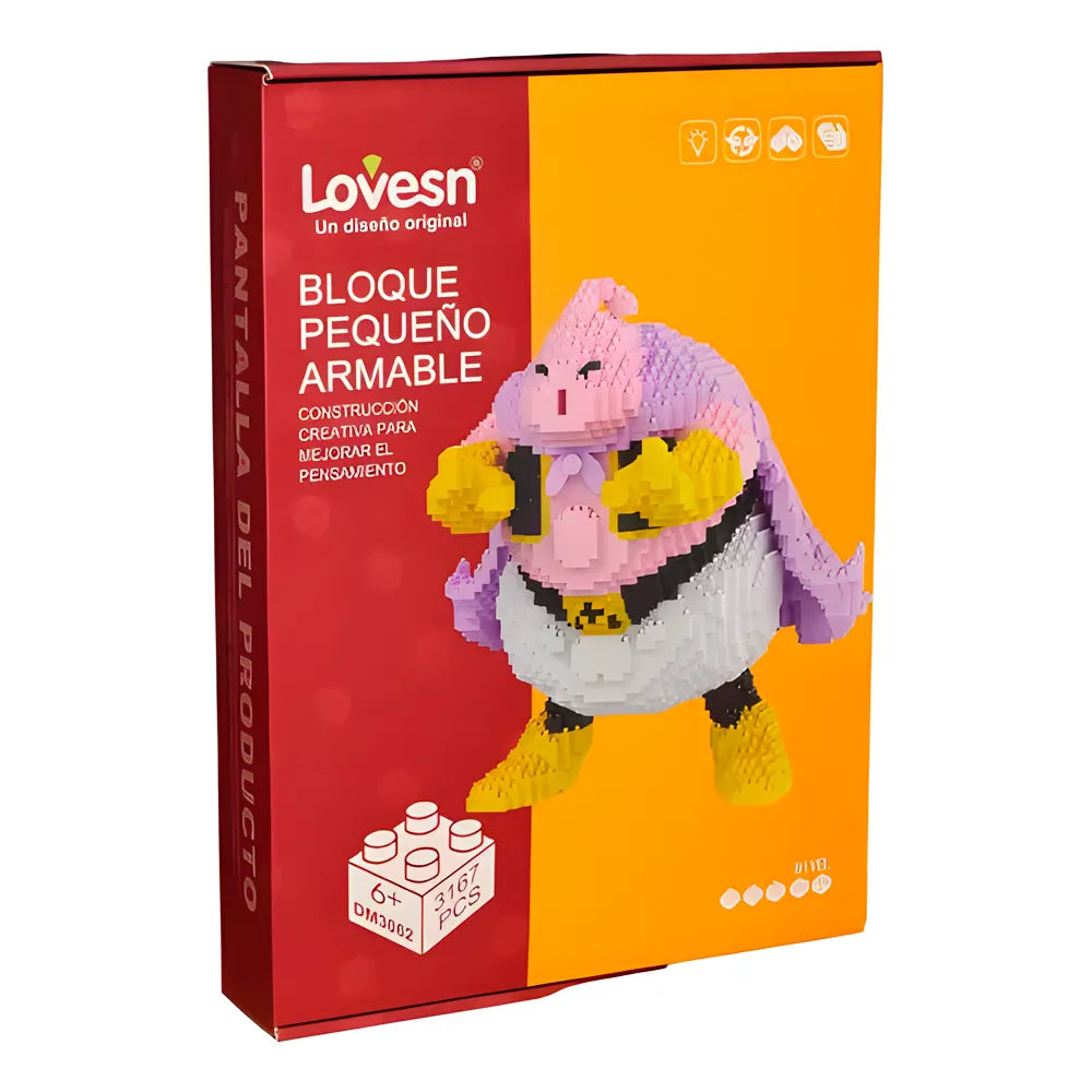 Bloque Armable Majin Buu DM3062 Lovesn – 3167 Piezas | Dragon Ball Z
