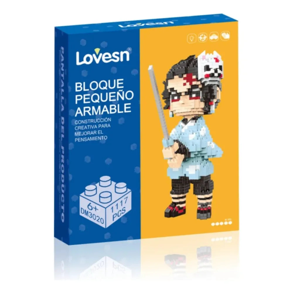 Bloques Armables Giyu Tomioka Demon Slayer – 1117 Piezas | Figura de Construcción Anime