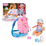 Cargar imagen en el visor de la Galería, Nenuco 2 en 1 Paseo con Mateo – Carriola y Mochila | Famosa
