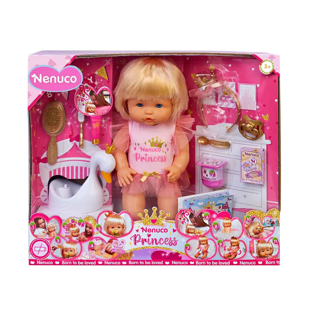 Nenuco Princesa – Muñeca Bebé con Vestido Rosa y Corona | Famosa