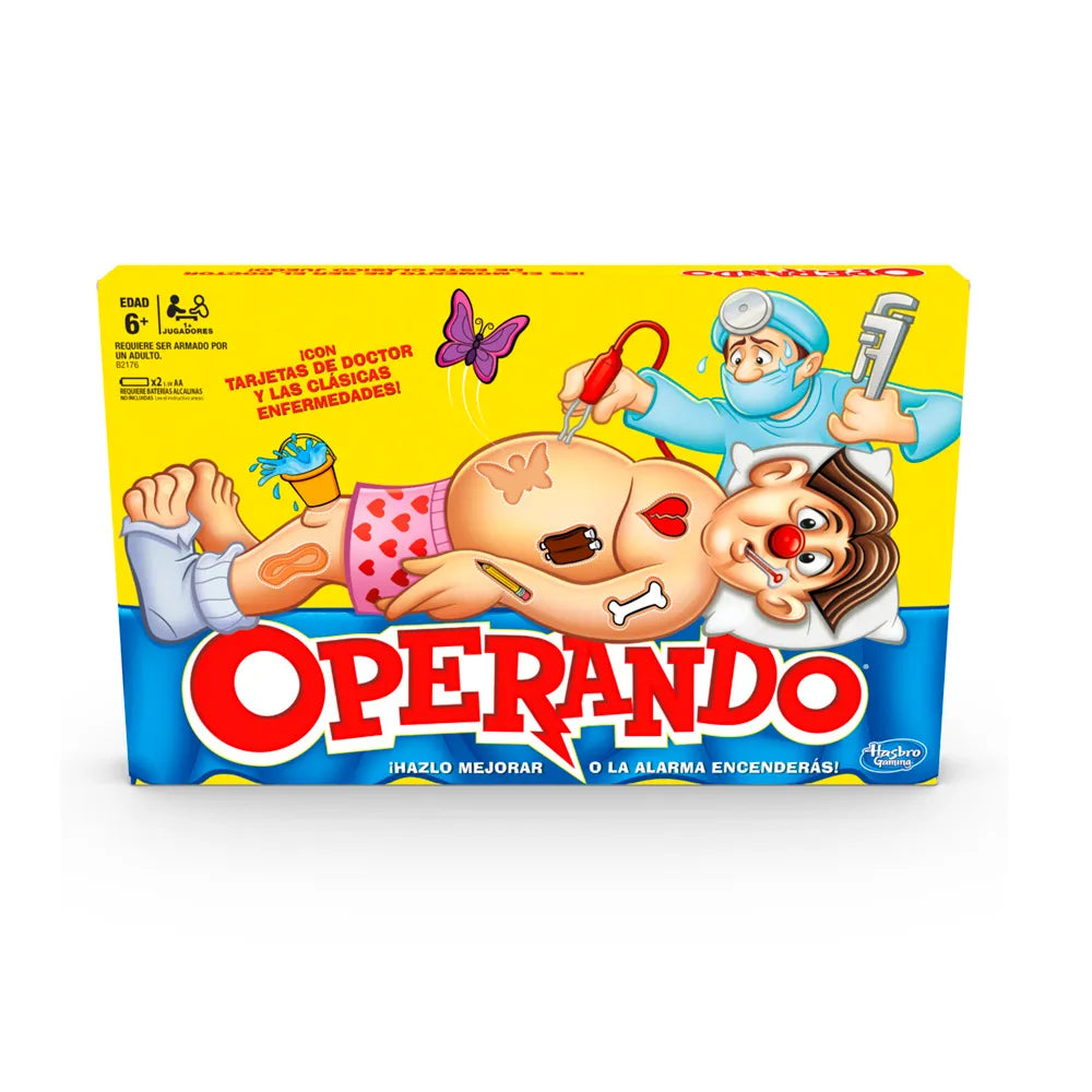 Operando – Juego de Mesa Clásico de Destreza Quirúrgica | Hasbro Gaming