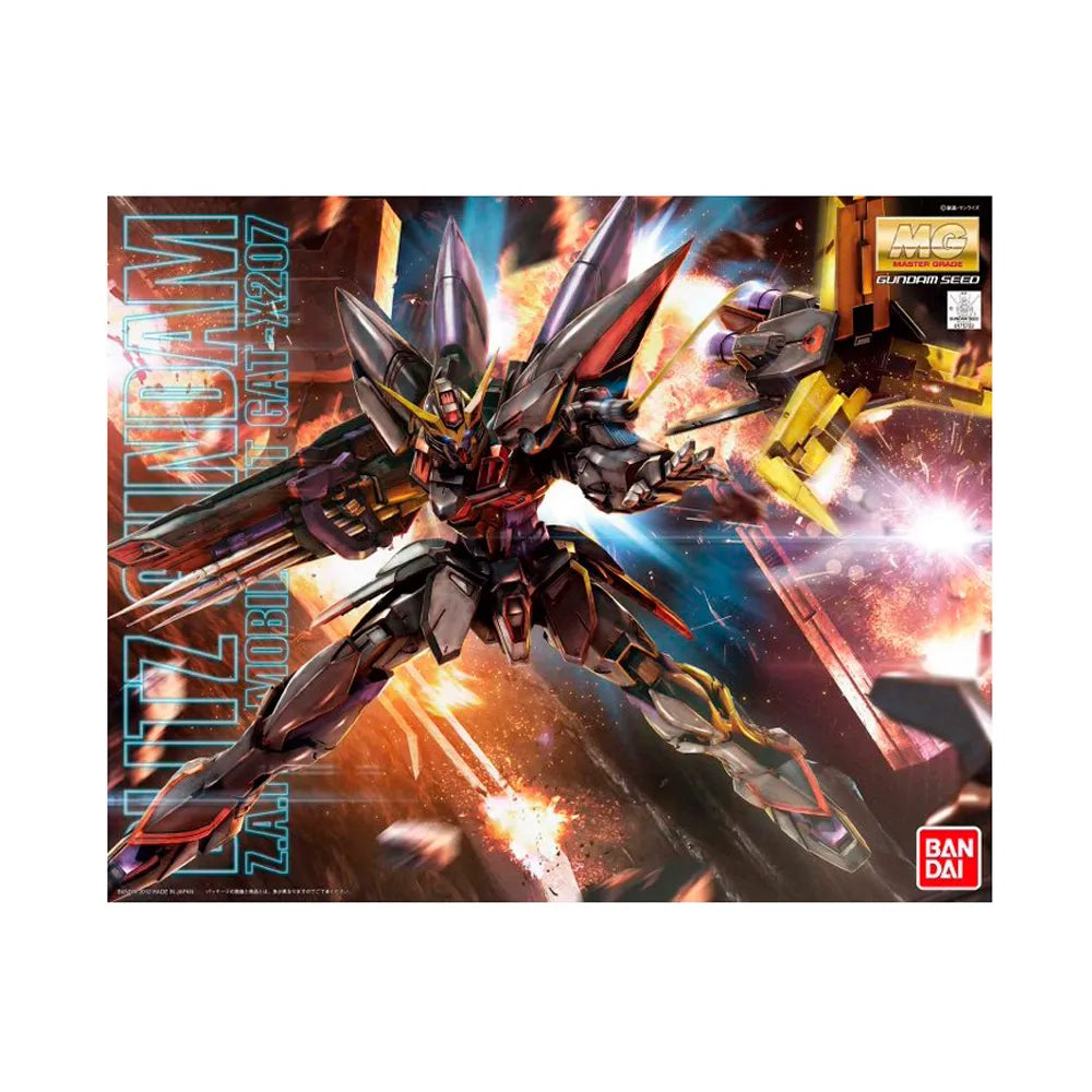 Bandai Blitz Gundam Z.A.F.T Mobile Suit GAT-X207 – Modelo Armable con Detalles Afilados | Gundam