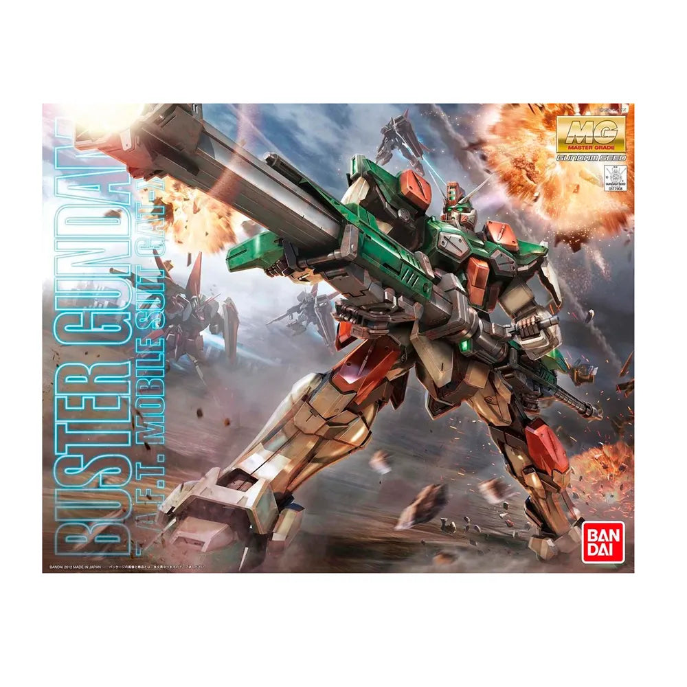 Bandai Buster Gundam ZAFT Mobile Suit GAT-X103 – Modelo Armable con Armamento Pesado | Gundam SEED