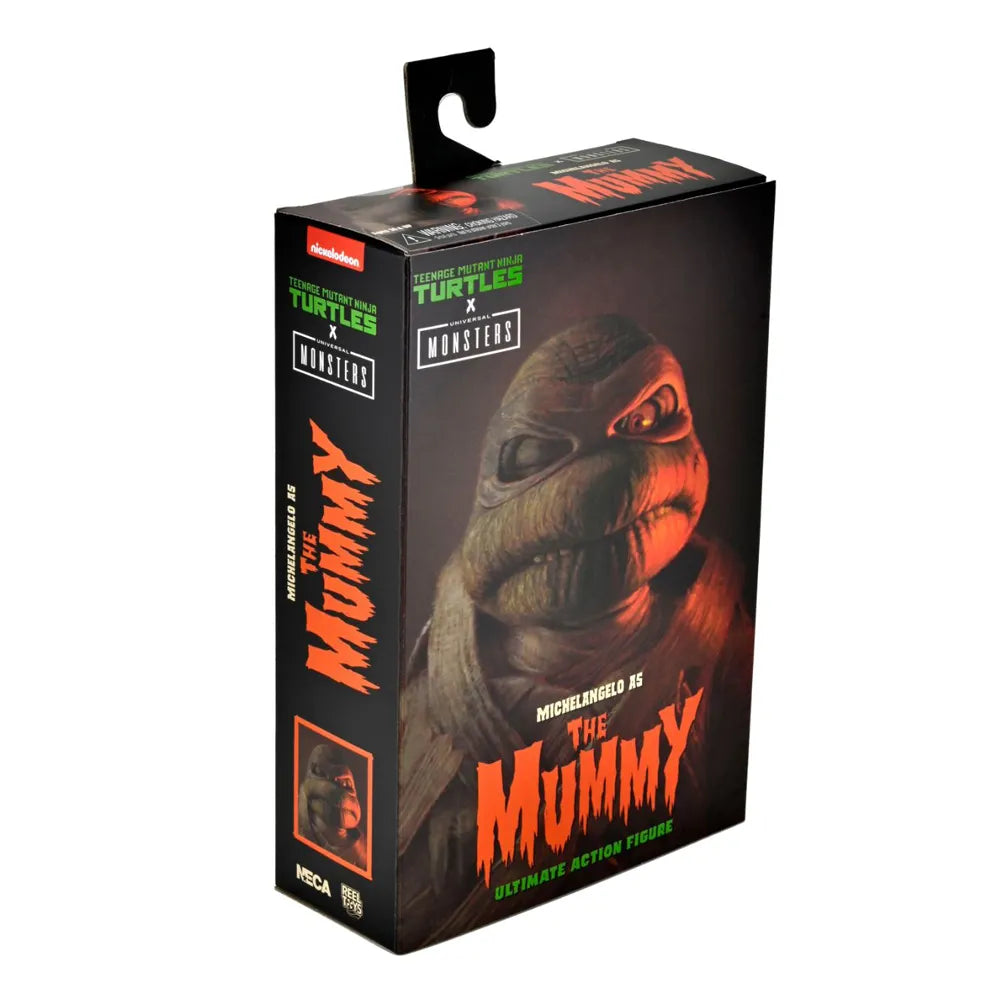 Michelangelo como La Momia – Figura de Acción Tortugas Ninja | NECA Monsters Line
