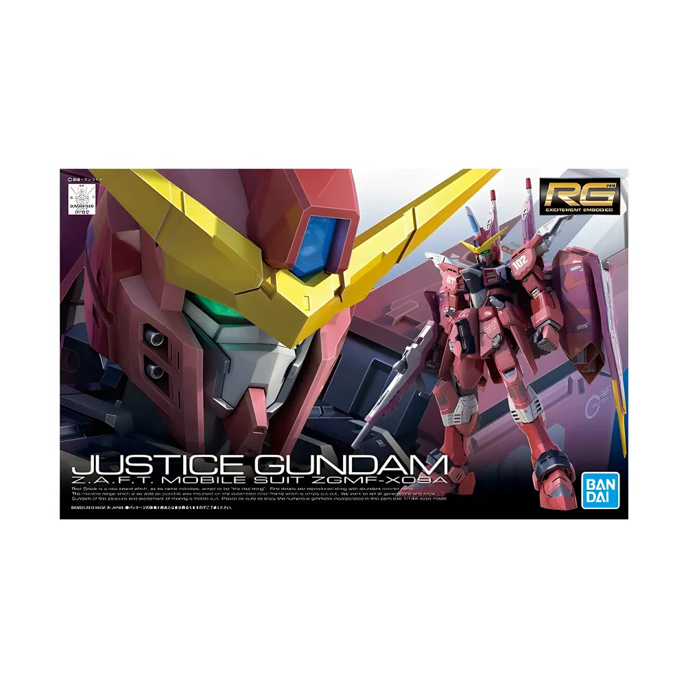 Justice Gundam ZGMF-X09A Armable Bandai – Elegancia y Poder del Universo SEED
