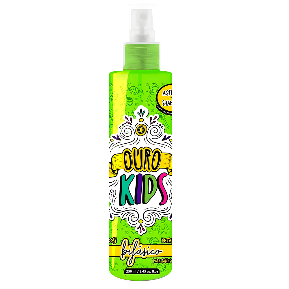 Spray Desenredante Ouro Bifásico Kids – Cabello Suave y Sin Lágrimas