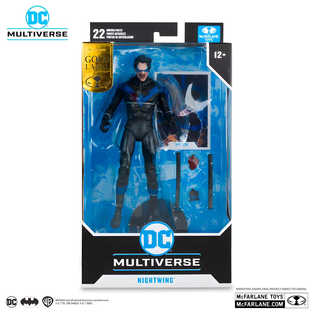 Nightwing Multiverse Batman Gold Label McFarlane – Figura de Colección DC Multiverse