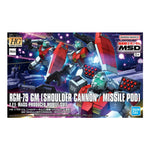 Cargar imagen en el visor de la Galería, RGM-79 Gundam con Shoulder Cannon y Missile Pod – Kit Armable 1/144 Bandai
