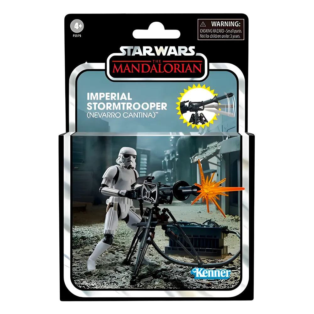 Star Wars The Mandalorian – Figura de Colección Imperial Stormtrooper con Bláster Pesado