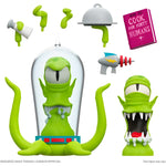 Cargar imagen en el visor de la Galería, Super7 The Simpsons – Kodos Alien con Libro de Recetas y Plato Alienígena
