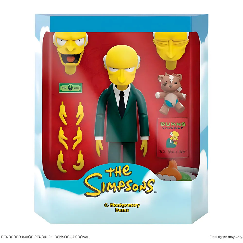 Super7 The Simpsons – Montgomery Burns con Mascota Mutante
