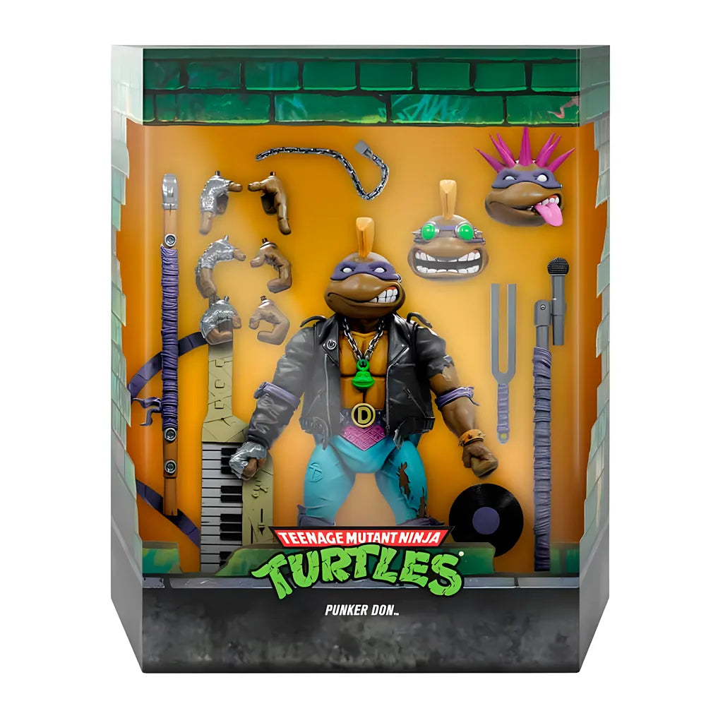 Super7 Tortugas Ninja – Punker Don con Micrófono y Keytar